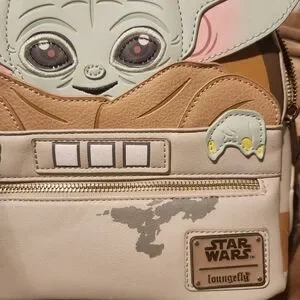 Loungefly Star Wars Kids Backpack - Cream and Tan Loungefly Star Wars Lands Jakku Mini Backpack — Giftive LLC main image 4
